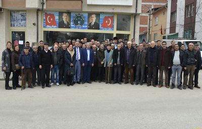 BAŞKAN ATAÇ'IN ÇAMLICA TEMASLARI SÜRÜYOR